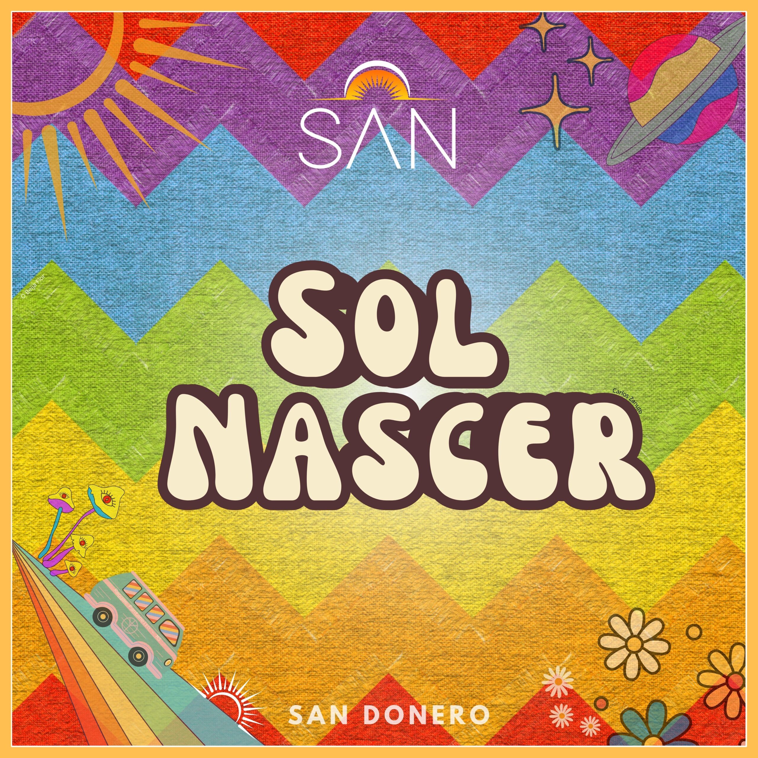 San Donero se inspira em sua kombi no single "Sol Nascer"