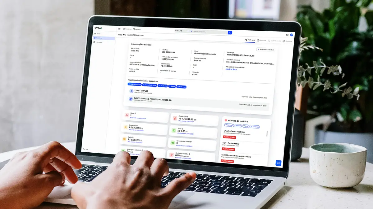 GYRA+ otimiza o processo de análise de crédito