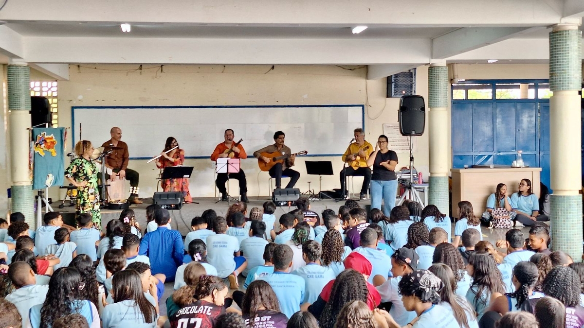 Escolas do DF recebem o Folguedos Caipiras e suas tradições