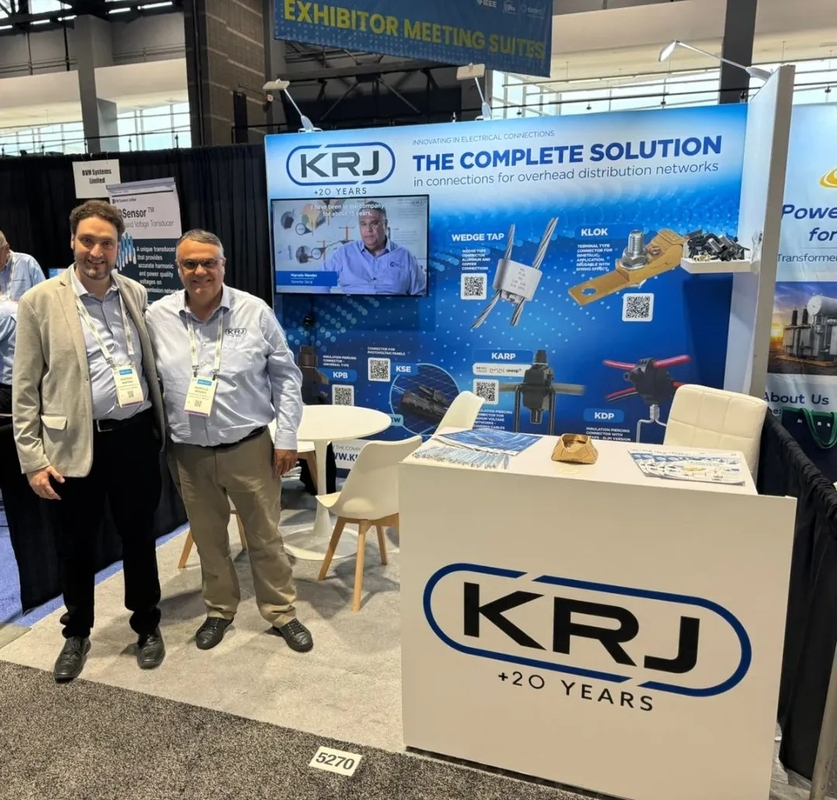 KRJ apresenta soluções para redes elétricas na IEEE PES T&D