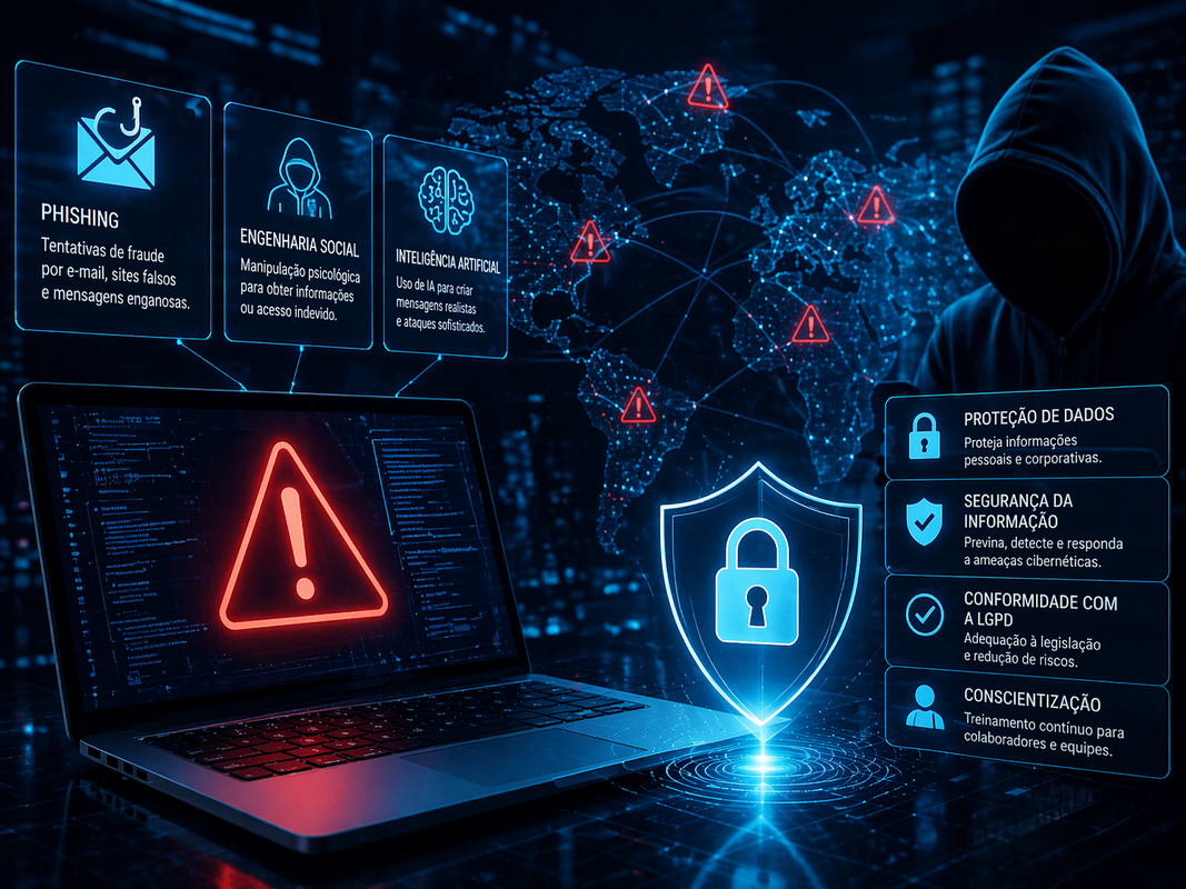 Golpes digitais no Brasil crescem e elevam riscos