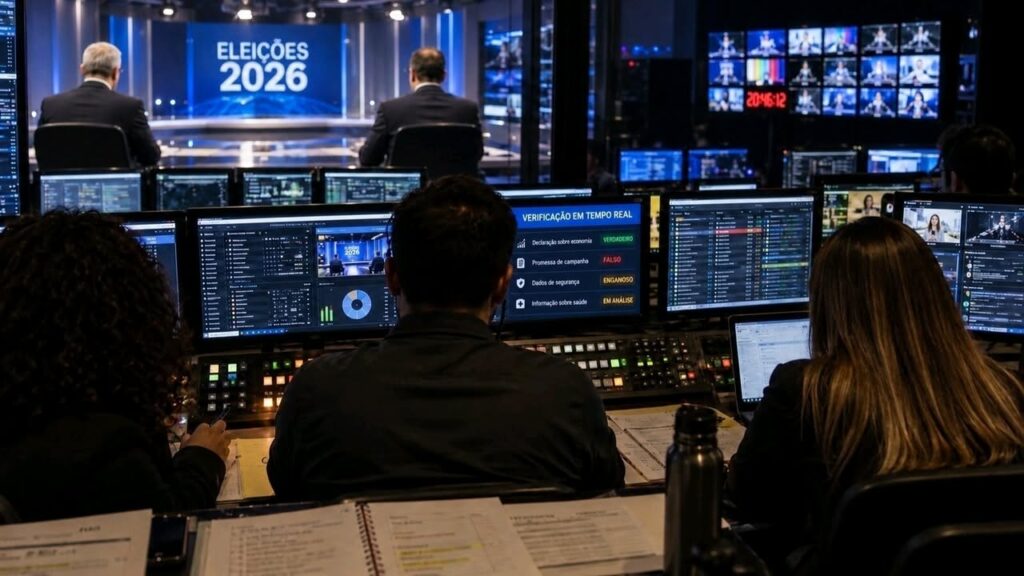 Imagem de pessoas segurando cartazes e interagindo em evento público, com ênfase na mobilização cívica e participação popular.